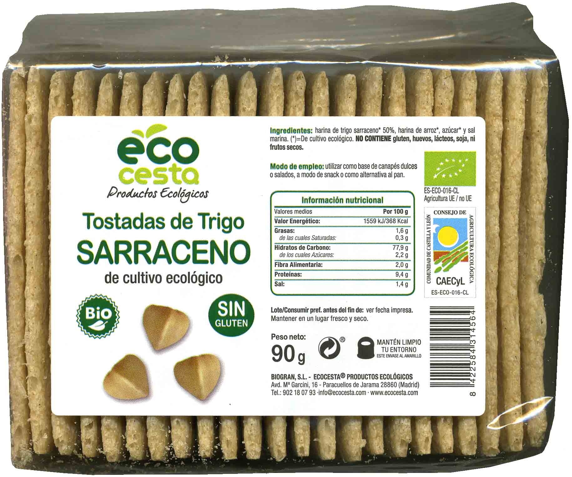 Tostadas de trigo sarraceno - Produit - es
