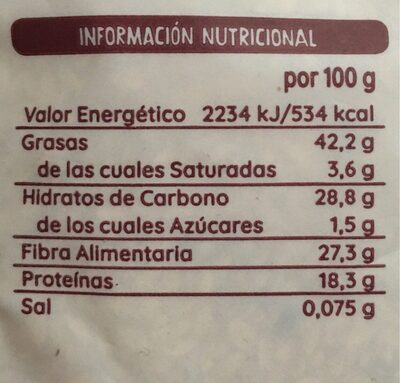 Semillas de lino - Nutrition facts - es
