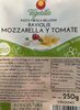 Raviolis mozarella y tomate - Producte
