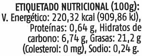 Paté vegetal de aceitunas ecológico - Informació nutricional - es