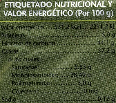 Patatas fritas eco - Nutrition facts - es