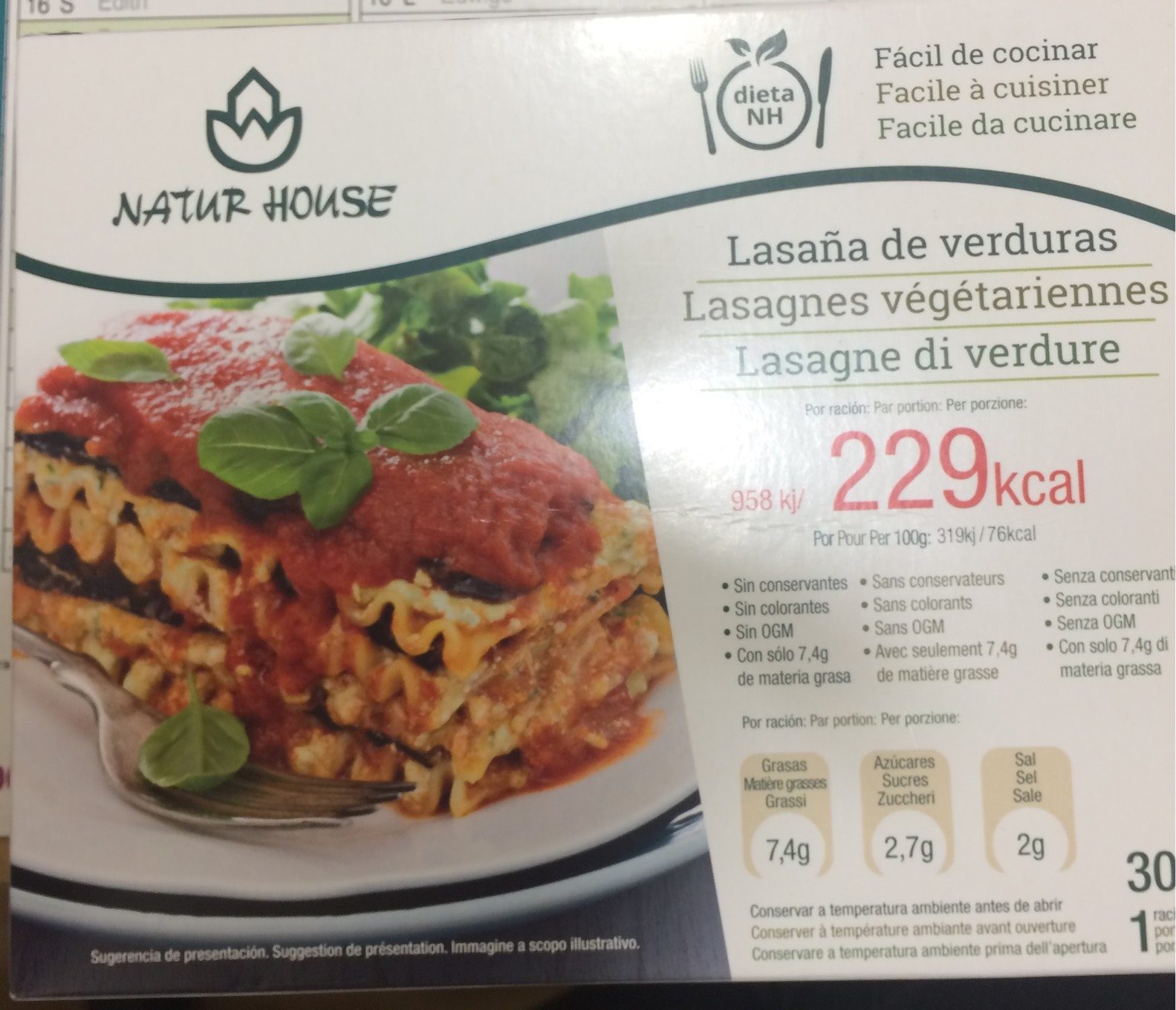 Lasagnes végétariennes - Product - fr