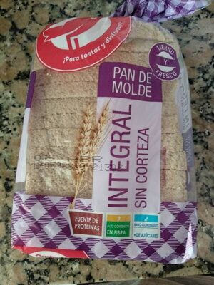 Pan de molde integral sin corteza - Producte - es