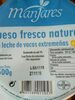 Queso fresco manjares - Product