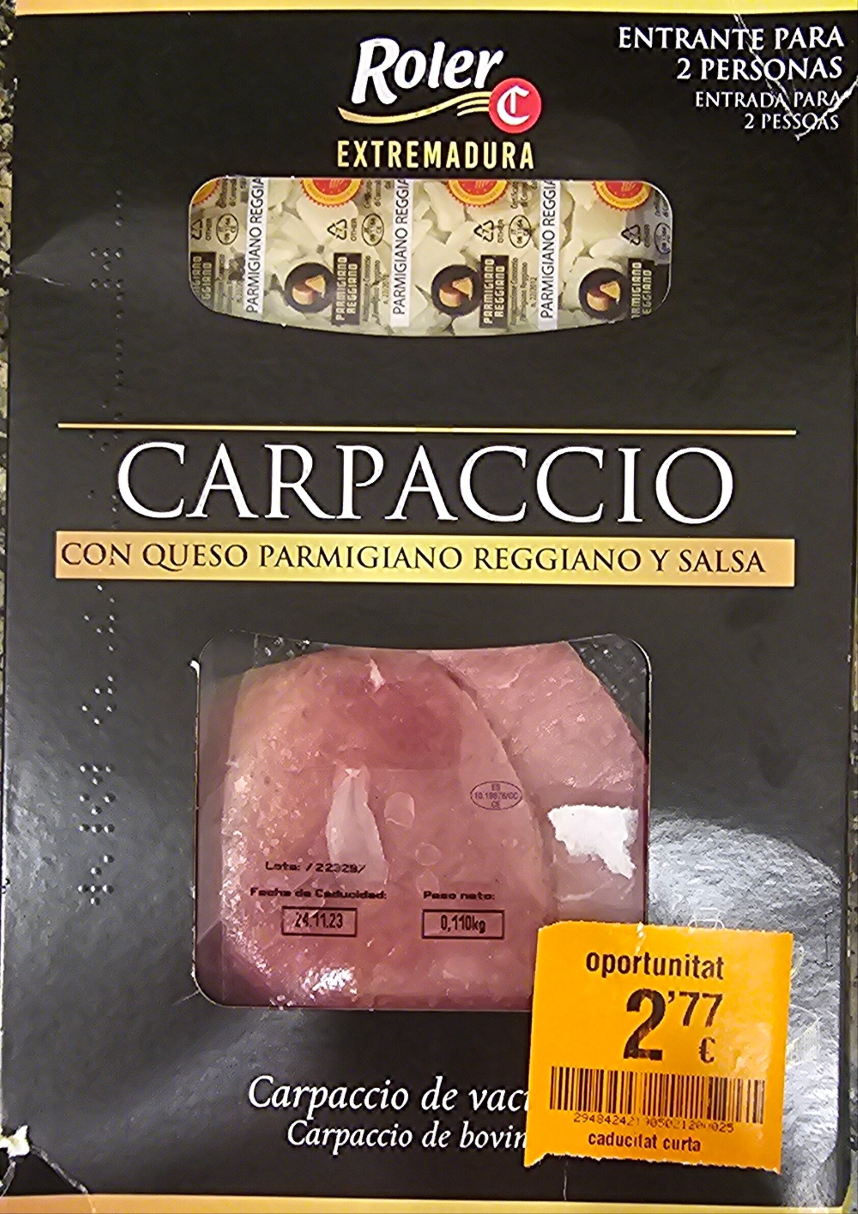 Carpaccio - Product - es
