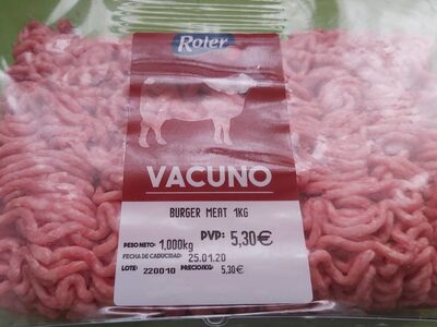 BURGER MEAT - Producto
