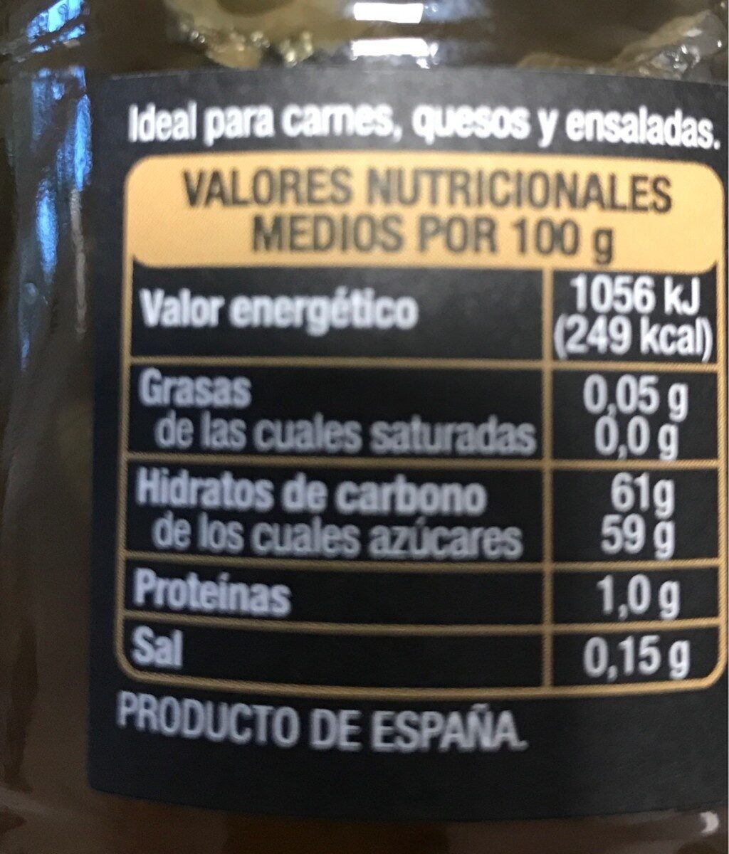 Cebolla caramelizada crujiente - Nutrition facts - es