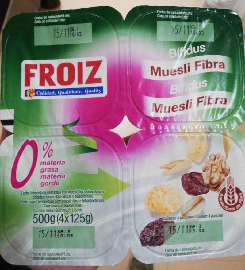 Bifidus muesli fibra - Producte - es