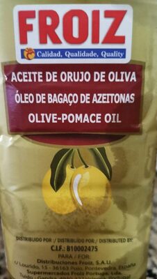Aceite de orujo de oliva - Producte