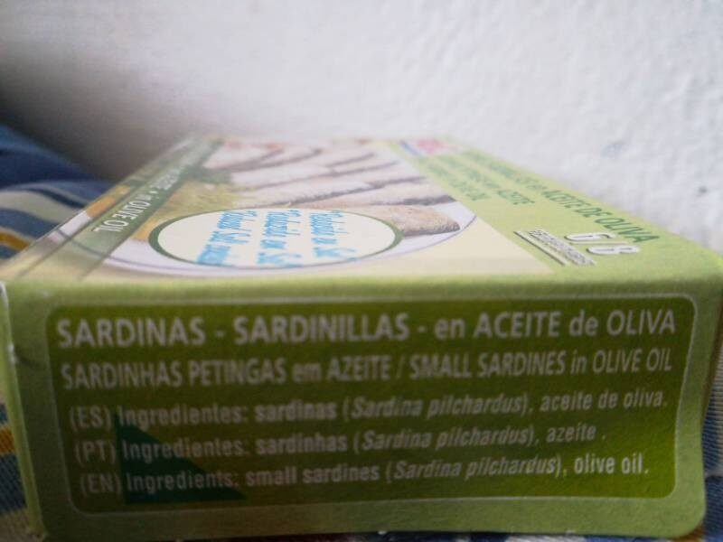Sardinillas en aceite de oliva - Ingredients - es