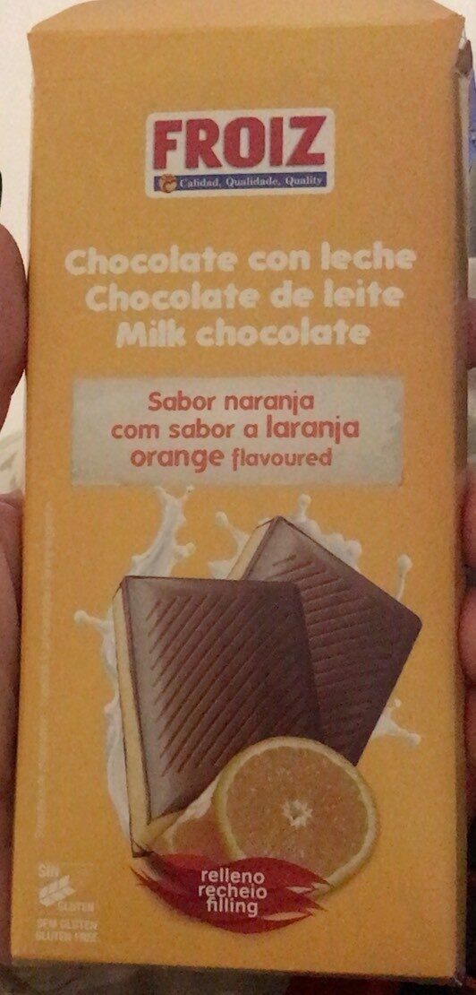 Chocolate con leche sabor naranja - Producte - es