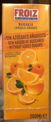 Zumo de naranja sin azucar - Producte