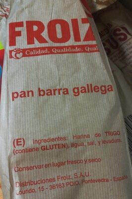 Barra de pan GALLEGA - Producte - es