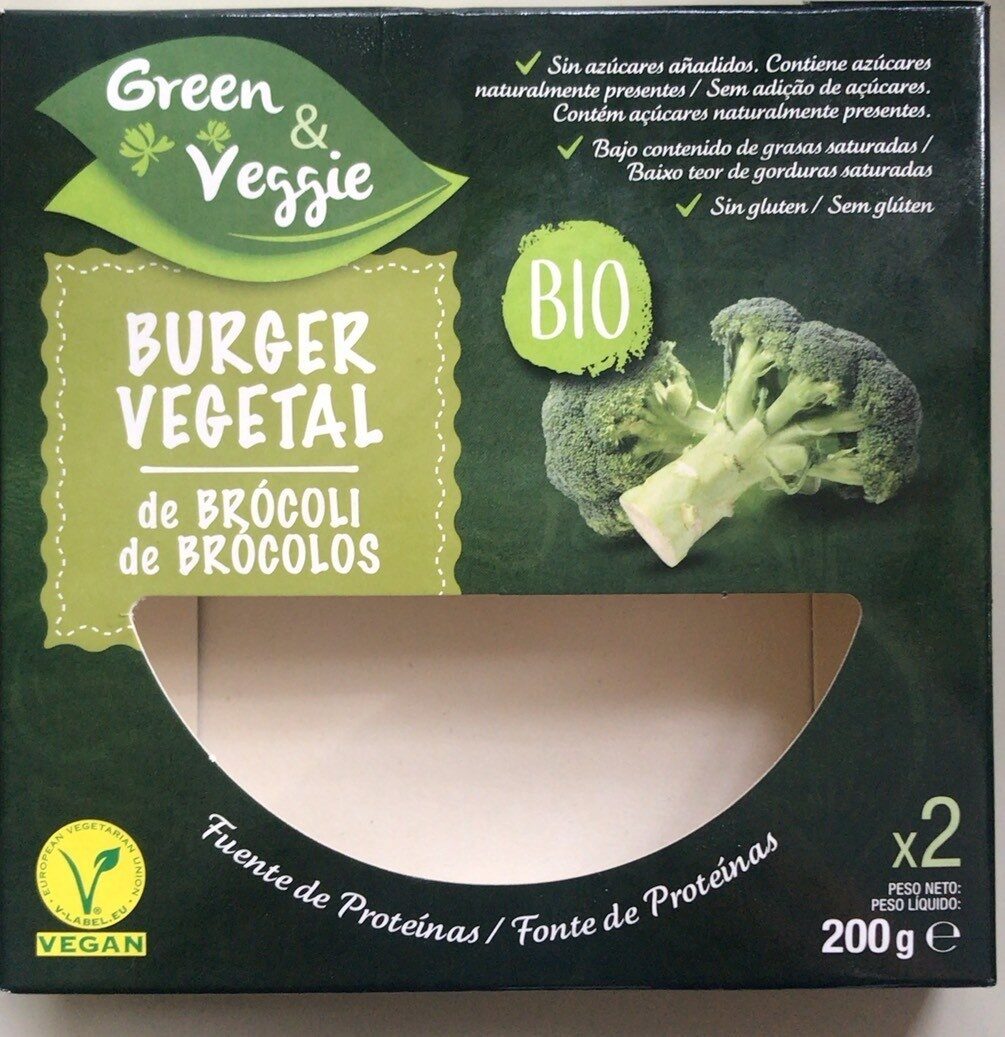 Burguer vegetal brócoli - Producte - es
