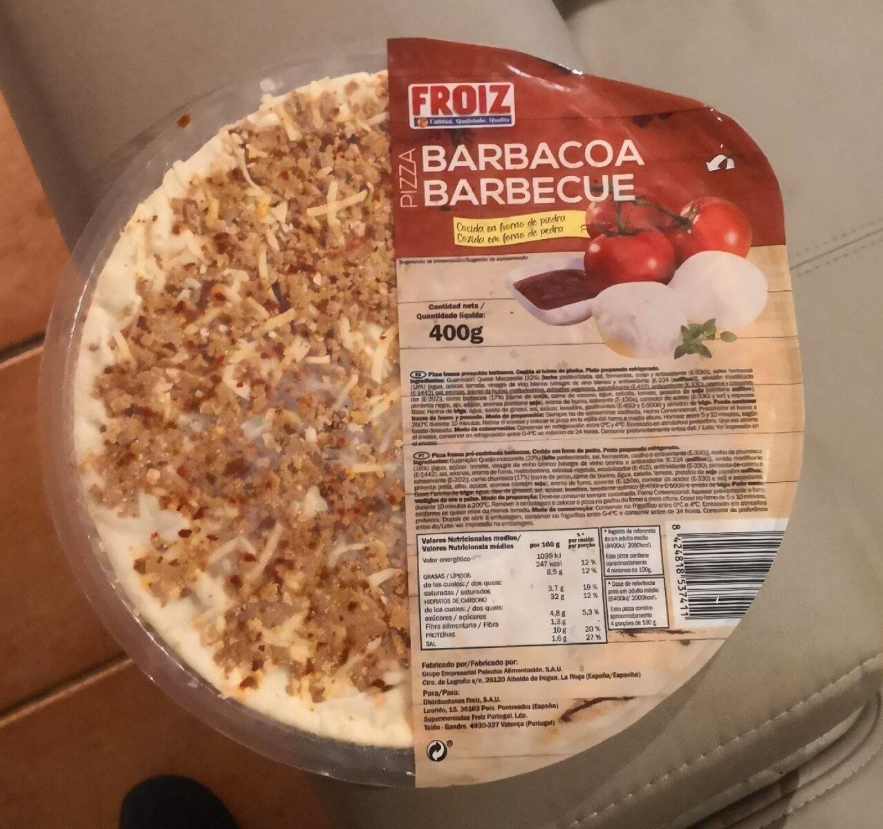 Pizza barbacoa - Producte - es