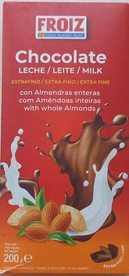 Chocolate con leche con almendras enteras - Producte - es