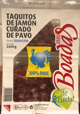Taquitos de jamón curado de pavo - Product - es