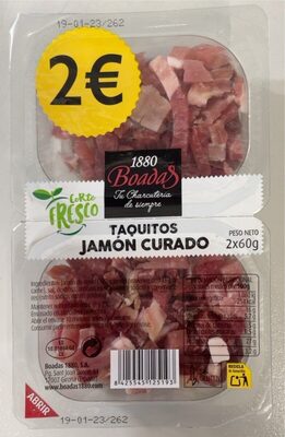 Taquitos jamón curado - Product - es
