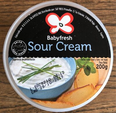 Salsa Sour Cream Babyfresh - Product - fr