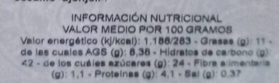 Roscón nata crema - Informació nutricional - es