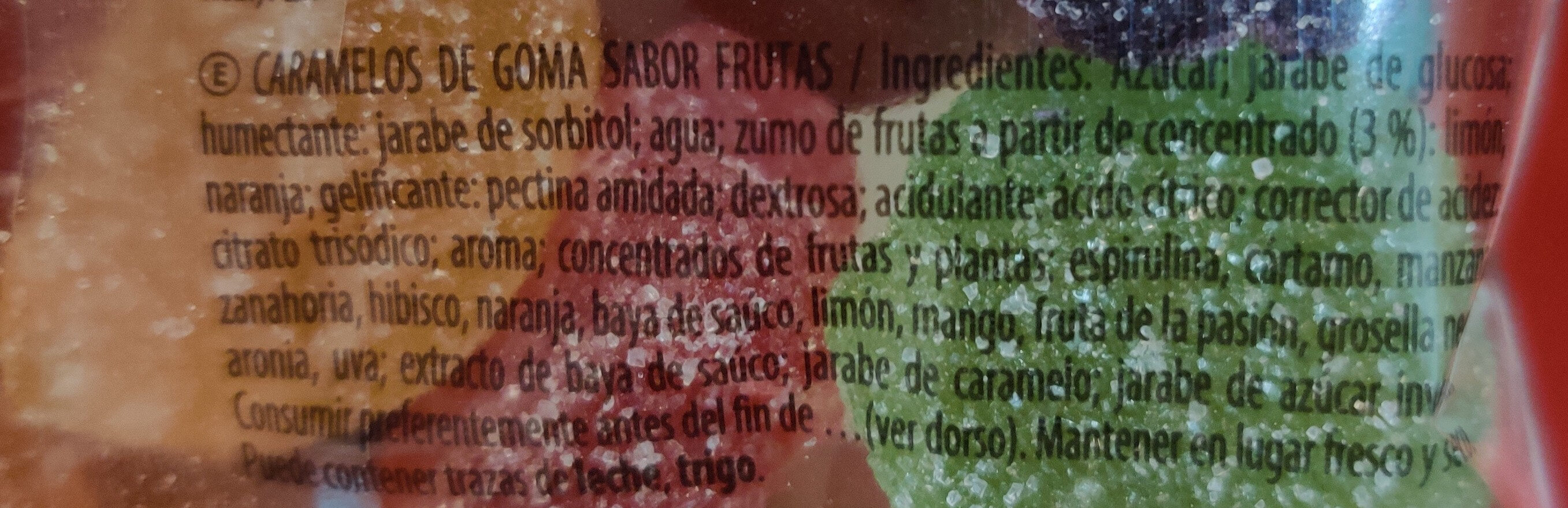 Frutissima vegana - Ingredients - fr