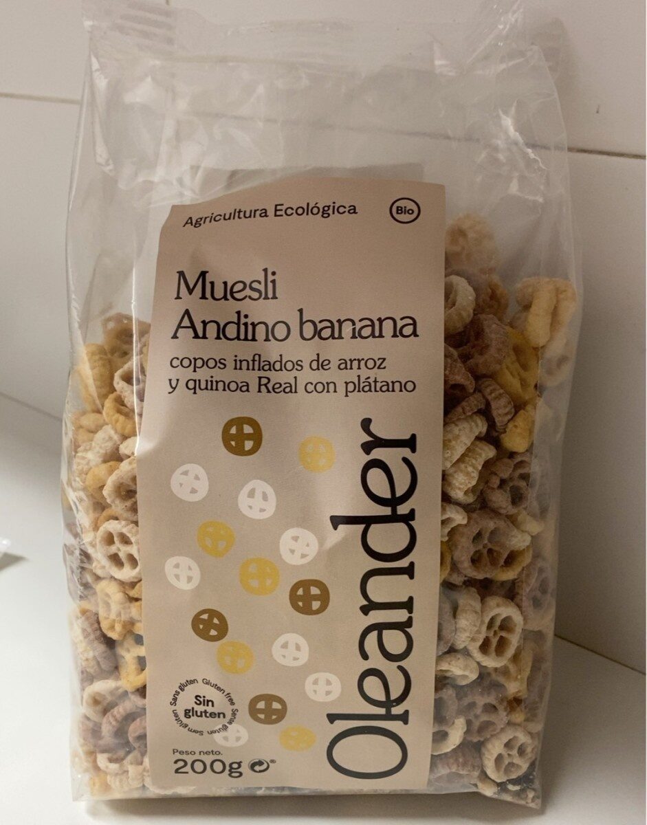 Muesli andino banana - Producte - es