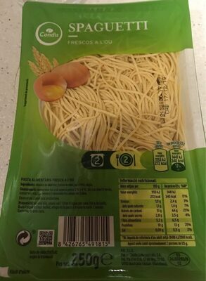 Spaguetti frescos - Producto