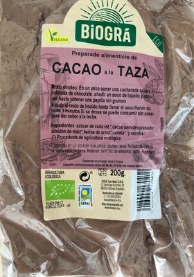 Cacao a la taza - Producte - es