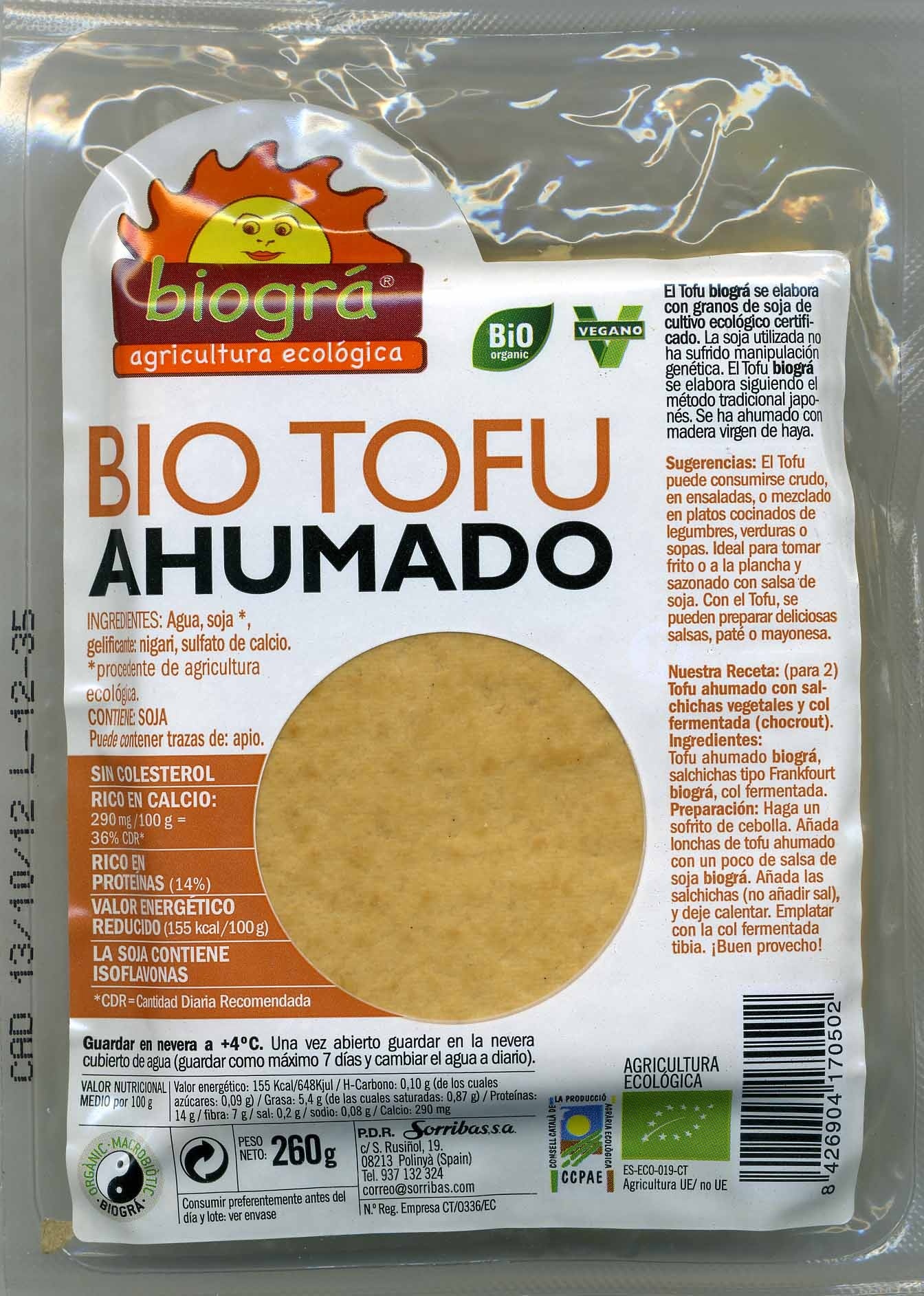 Tofu Ahumado - Product - es