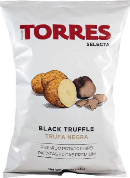 TORRES Chips premium à la BLACK TRUFFLE - Producte - en