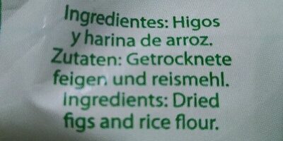 Higos secos - Ingredientes