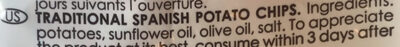 Patatas fritas - Ingredients
