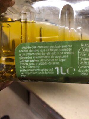 Aceite de oliva intenso - Ingredientes