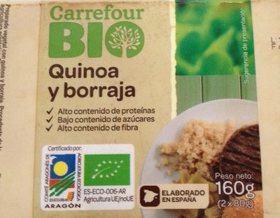 Preparado vegetal quinoa y borraja - Produktua - es