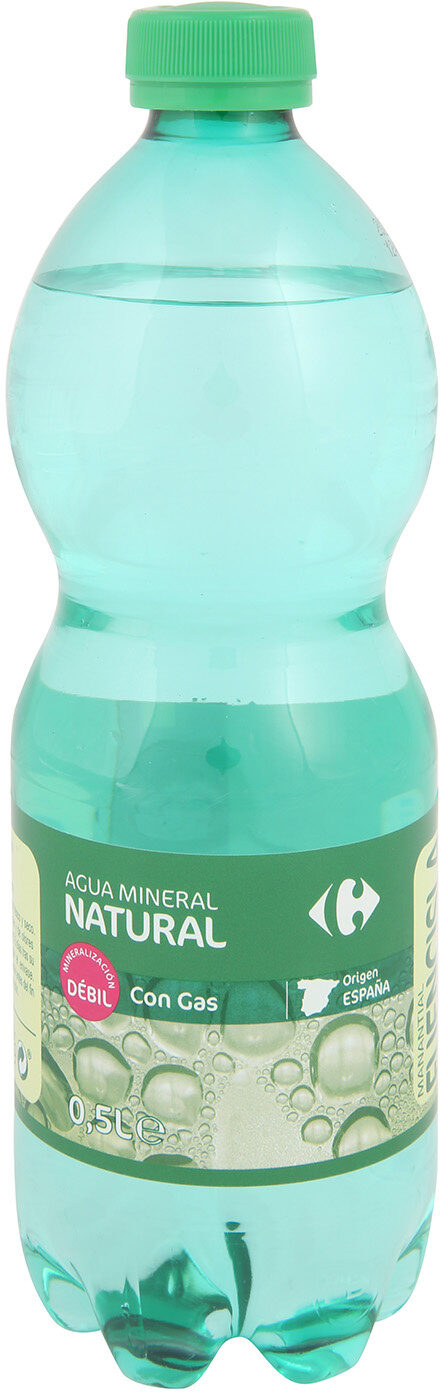 Agua mineral con gas - Producto