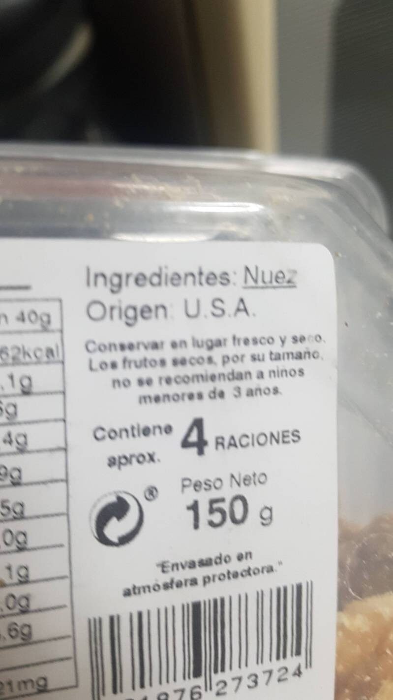 Nuez mondada - Ingredients - es