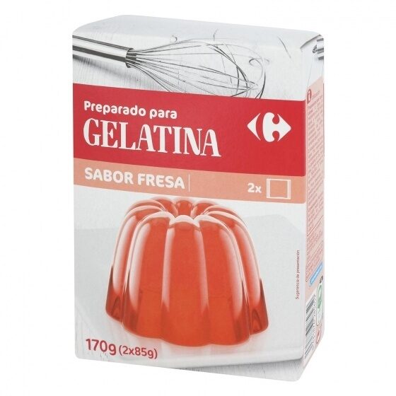 Preparado postre gelatina fresa - Producte - es