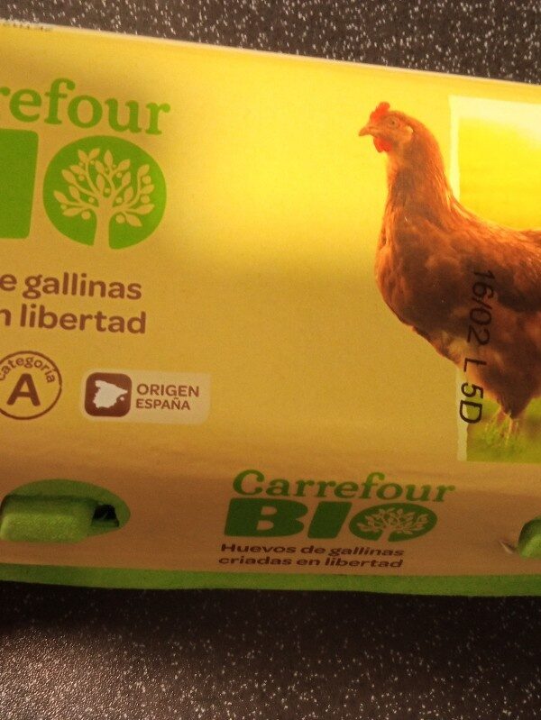 Huevos Carrefour Bio - Ingredients - es