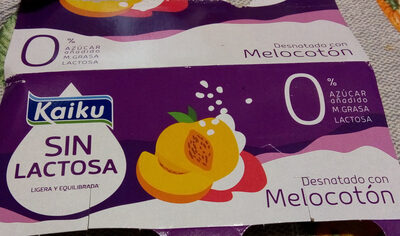 Sin lactosa yogur con melocoton - Producte - es