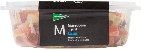Macedonia tropical cruda - Ingredientes