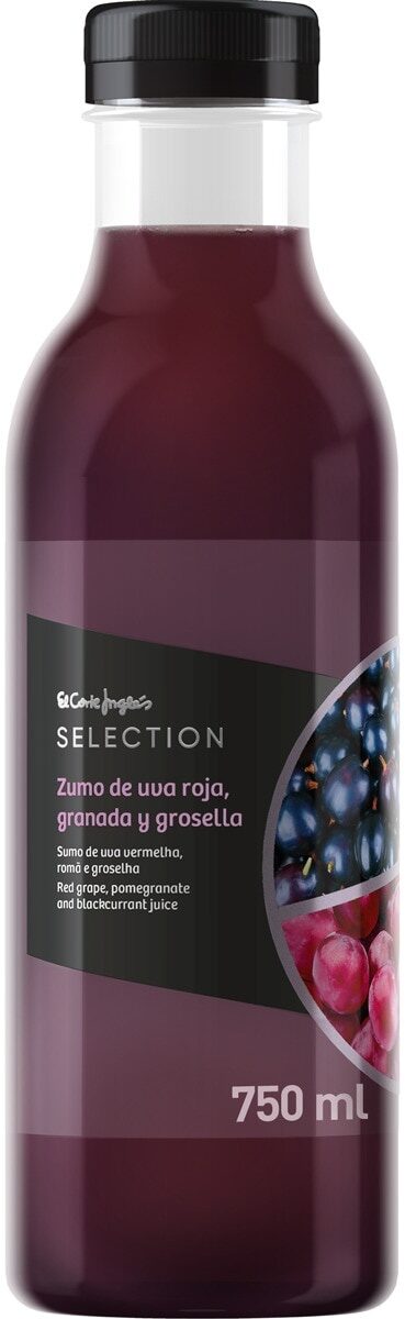 Zumo exprimido de uva roja, granada y grosella - Producto - fr