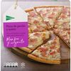 Pizza de jamón y queso masa fina y crujiente - Produit
