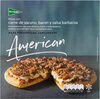 Pizza american con carne de vacuno, bacon y salsa barbacoa - Produit