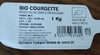 Courgette - Produkt