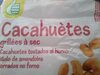 Cacahuètes grillées à sec - Product