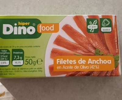 Filetes de anchoa in aceite de oliva - Product - es