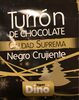 Turrón de chocolate negro - Product