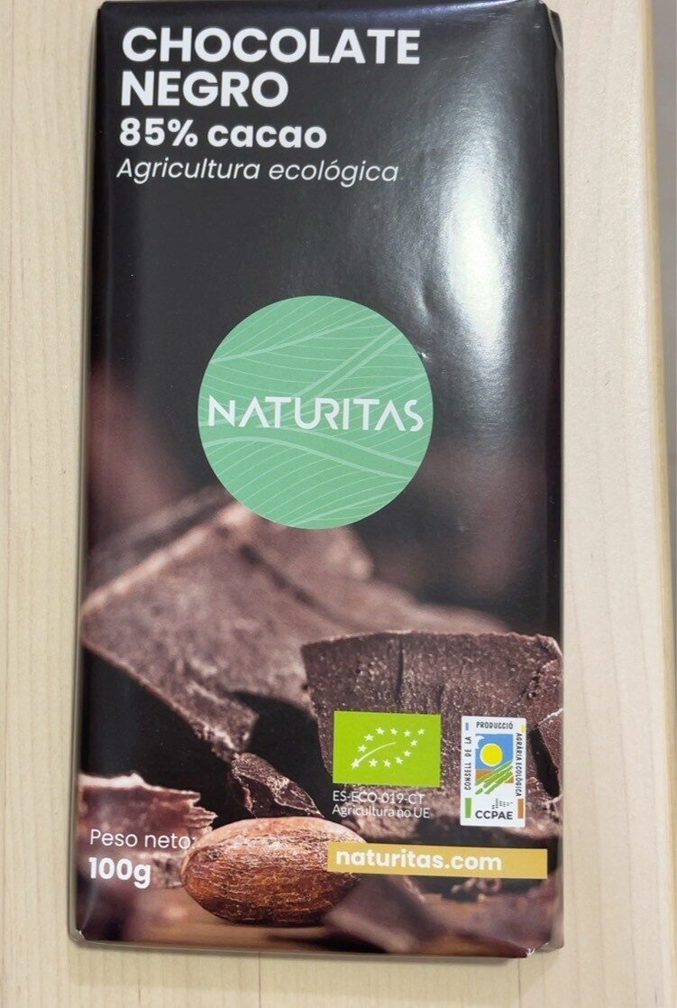 Chocolate negro 85% cacao - Producto