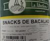 Snacks de bacalao - Producto
