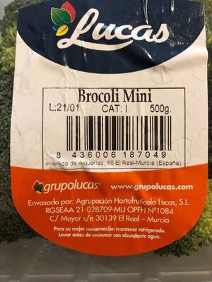 Brocoli Mini - Ingredients - es